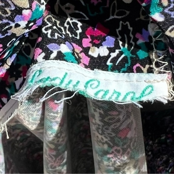 🌻VINTAGE Lady Carol of NY Floral Prairie Secretary Lace Trim Dress Size Medium - Picture 11 of 11